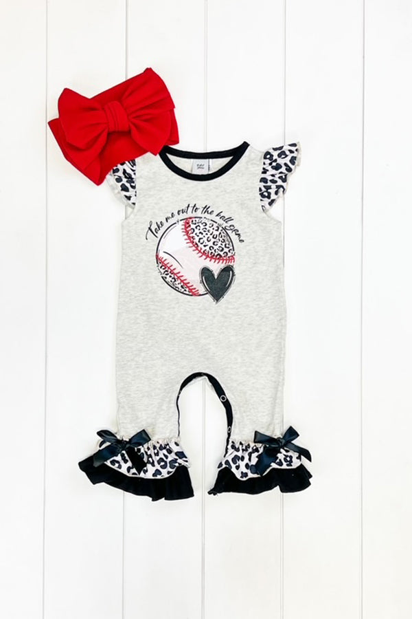 Take Me Out To The Ball Game Romper