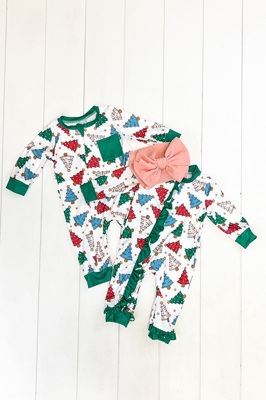 INFANT-Christmas Tree Pajamas-2 STYLES