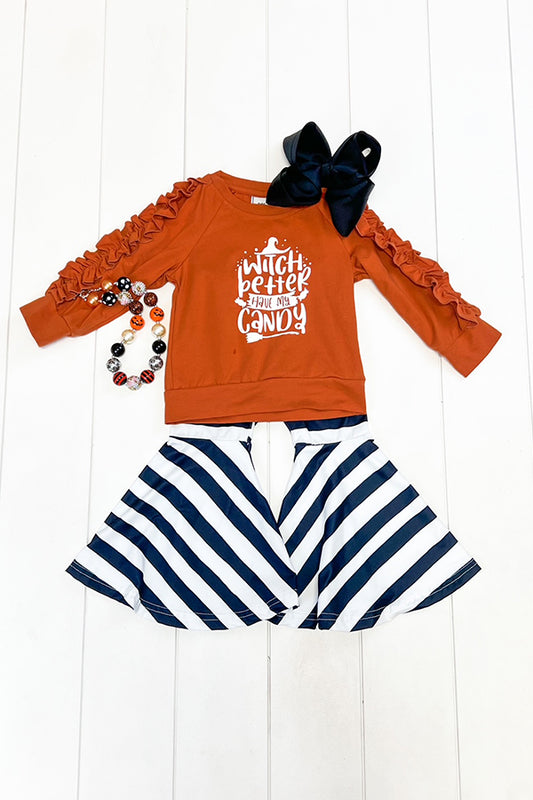 Striped Witch Better Have My Candy Pant Set