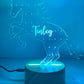 Personalized Unicorn Earring Holder Night Light