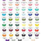 8" Double stacked Bows- PLEASE SELECT YOUR COLOR!!!!