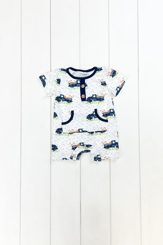 Carrot Delivery Truck Romper