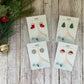Christmas Wooden Stud Earrings