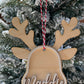 Reindeer Ornament-includes Name