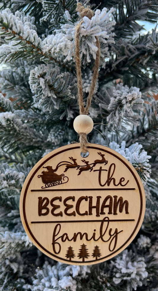 Family Name Ornament