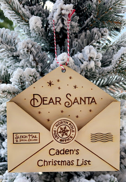 Letter to Santa Ornament