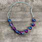 Adjustable Purple & Blue Necklace
