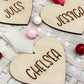 Heart Name Tags