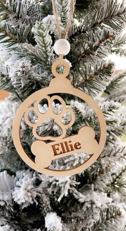 Paw Print Ornament