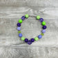 Purple & Lime Necklace