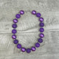 Purple Rhinestone Necklace