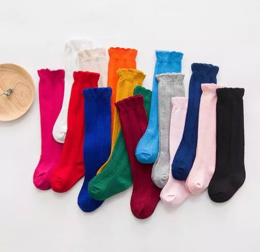 Knee High Socks-MANY COLORS