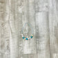 Adjustable- Turquoise & White Necklace