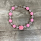 Pink & Pearl Rose Necklace