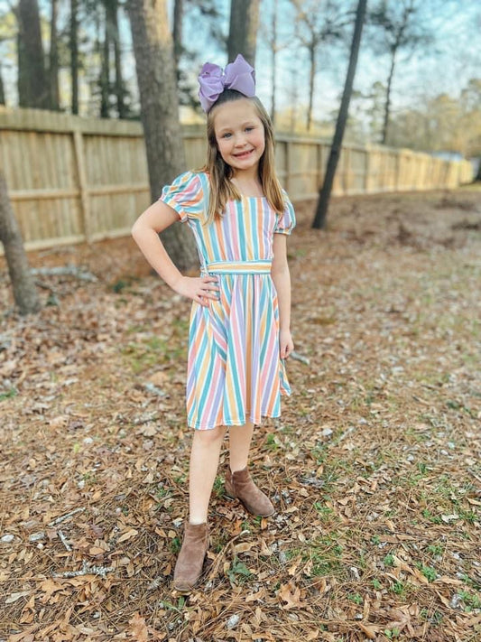 Spring Stripe Dress