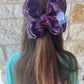 Deep Purple Floral Bow