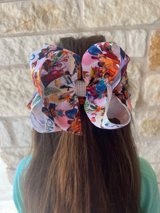 Double Stacked Rhinestone Enchanto Bow