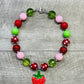 Pink Lime & Red Strawberry Necklace