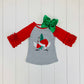 Santa Unicorn Raglan