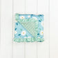 Blue & Mint Daisy Minky Blanket