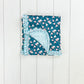 Jade & Aqua Floral Minky Blanket