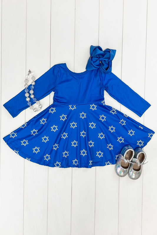 Blue Star of David Dress