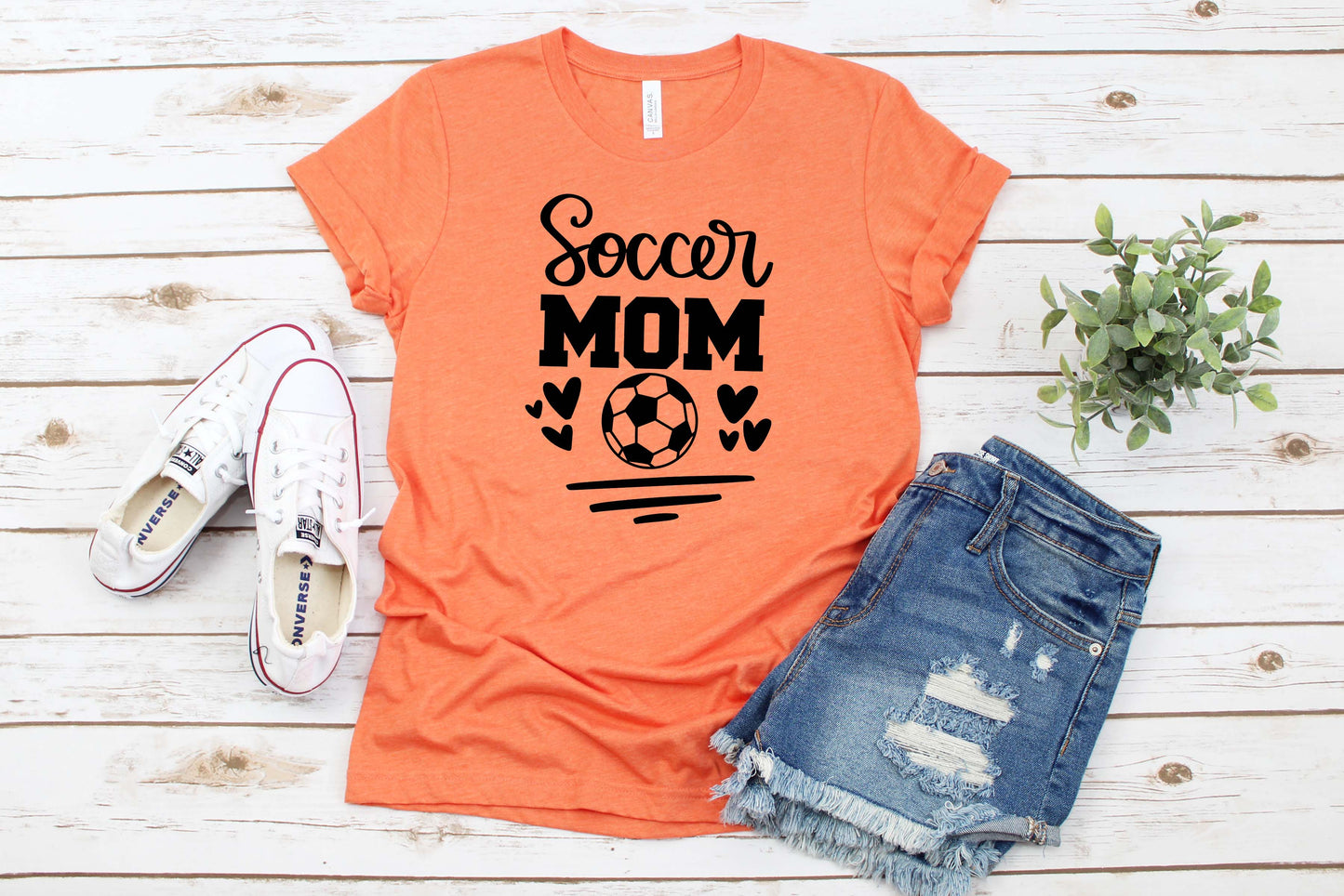 Heart Soccer Mom