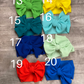 Fabric Messy Bow Headbands- 41 COLORS!