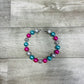 Pink Turquoise & Pearl Necklace
