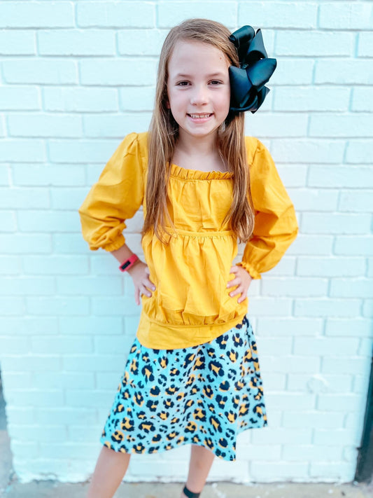 Brooklyn Leopard Skirt Set