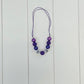 Adjustable Purple Jack Necklace