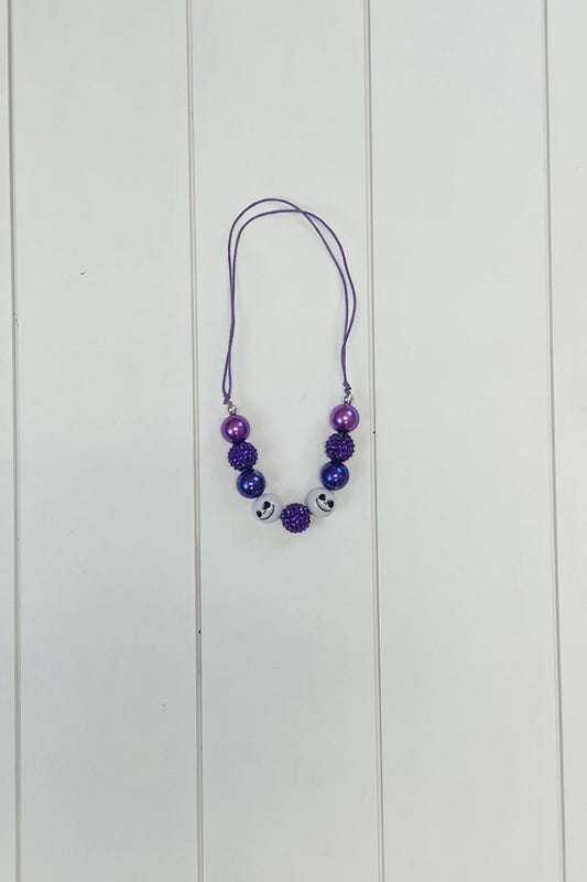 Adjustable Purple Jack Necklace
