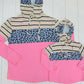 MOM & ME: Blue Leopard Stripe Hoodie