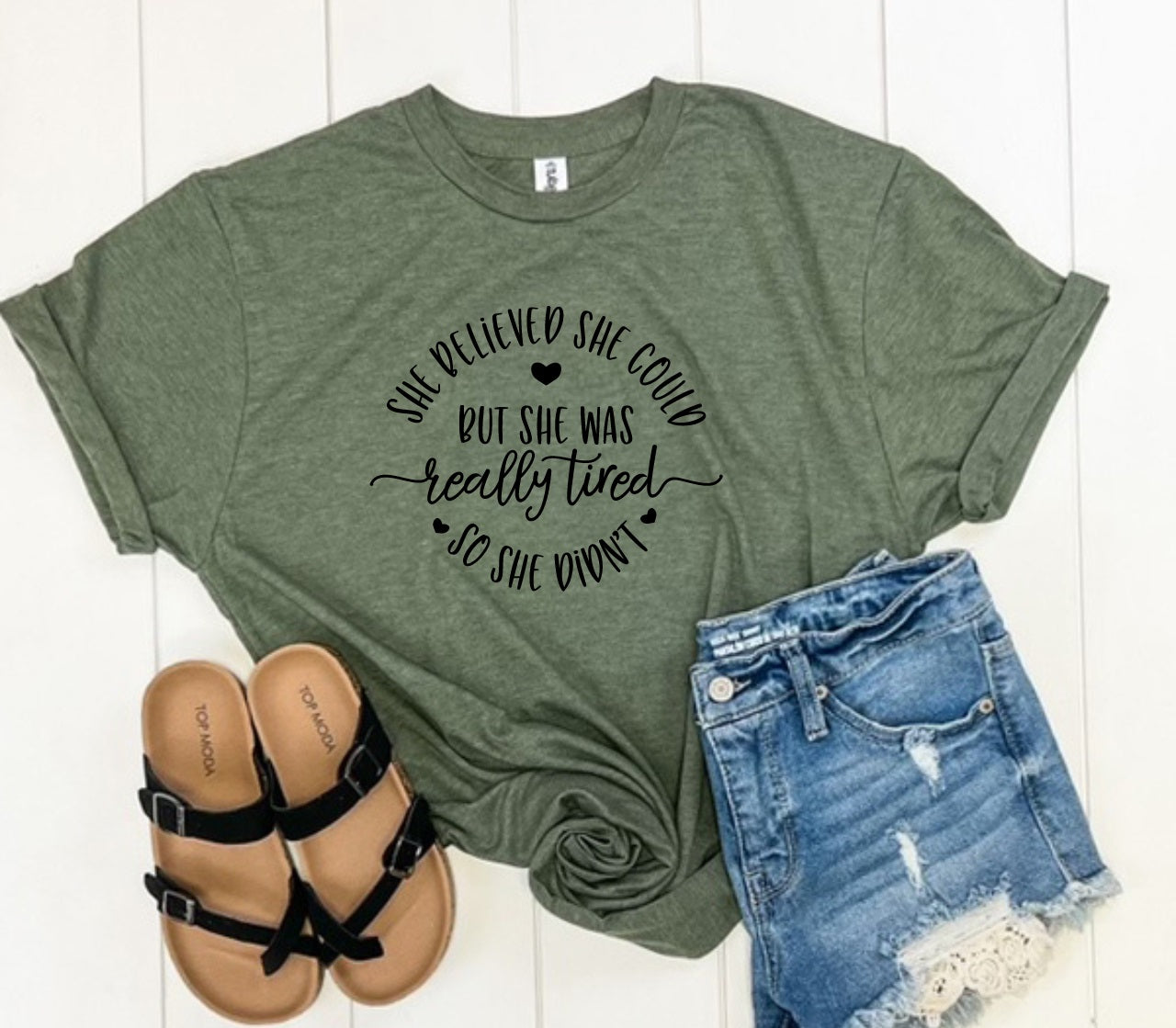 She Believed She Could-MANY COLORS