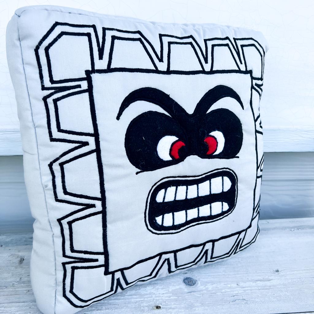 ANGRY BRICK VIDEOGAME INSPIRED PILLOW by Pillove
